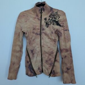 ISO Salvage Multi Zipper Jacket Size Large